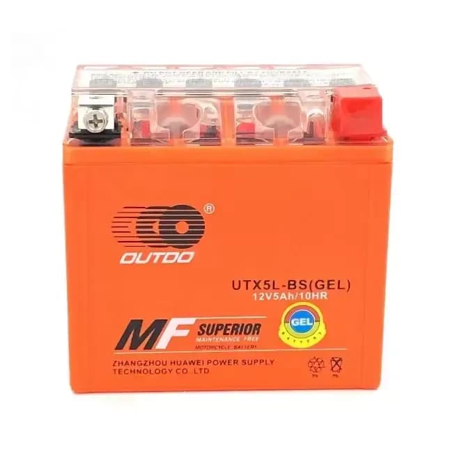 OUTDO UTX5L-BS GEL 12V 5Ah