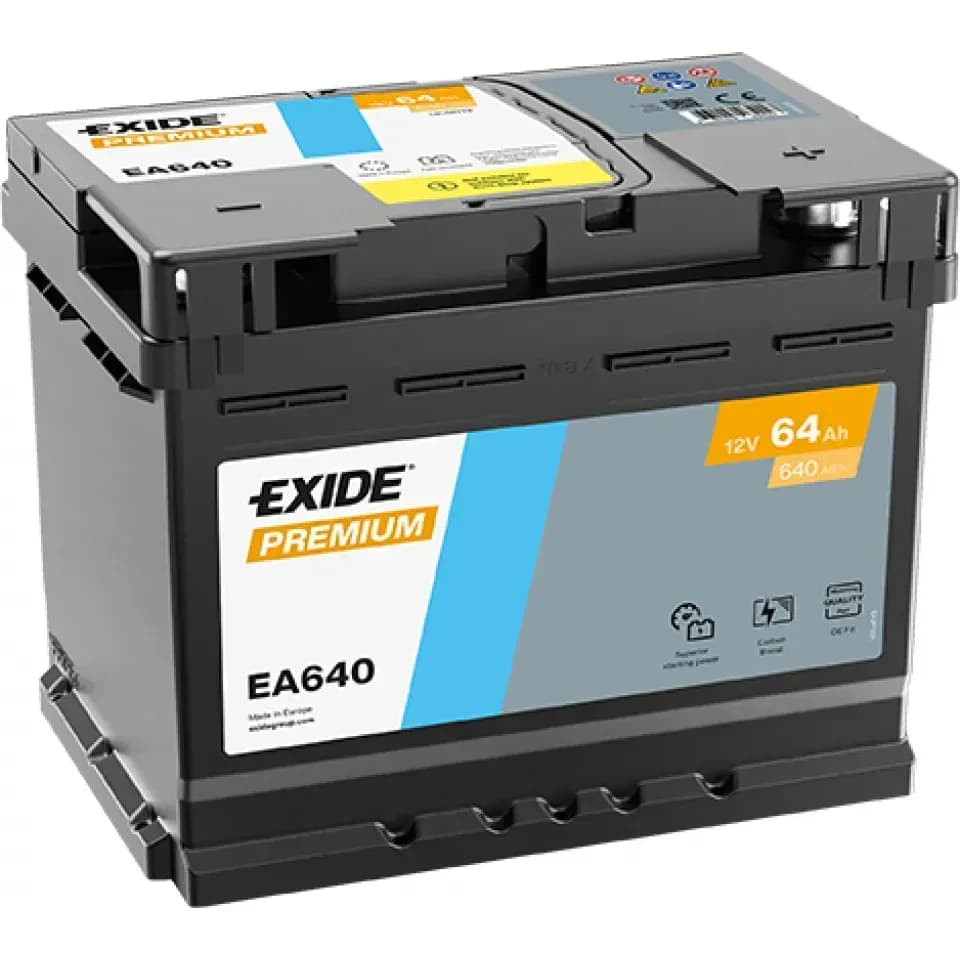 EXIDE Premium 64Аh 640Ah