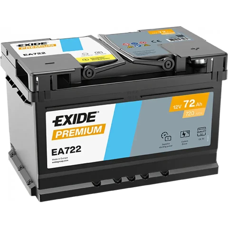 Premium 72Аh 720A R+ EA722