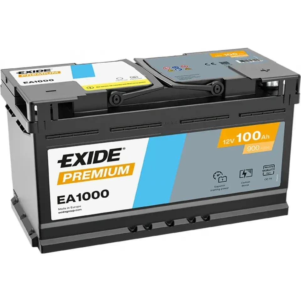 EXIDE Premium EA1000100Аh 900A